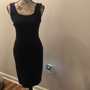 Navy blue tank dress
